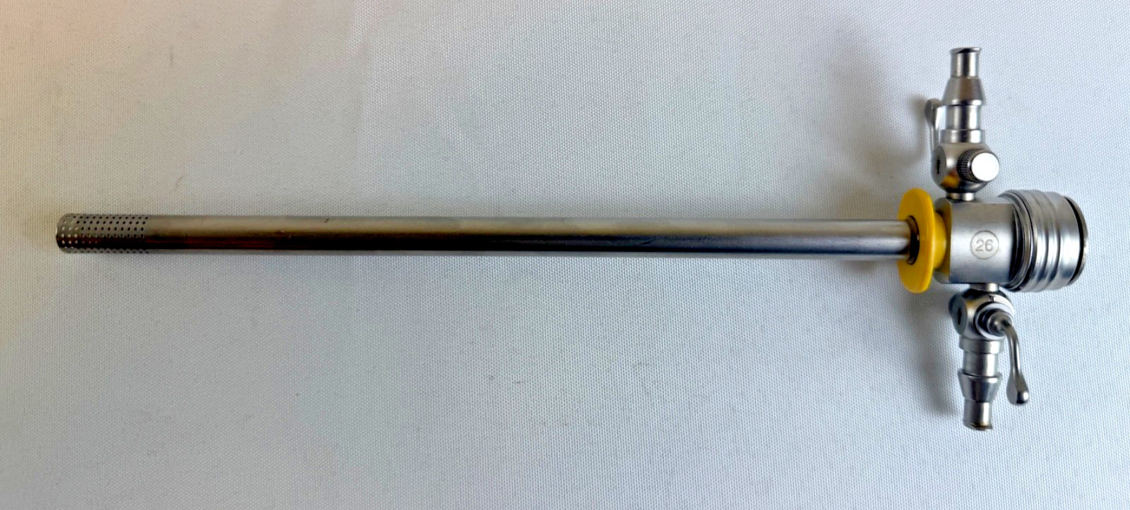Karl Storz 27050SC 26Fr Continuous Flow Resectoscope Outer Sheath Yellow Urology