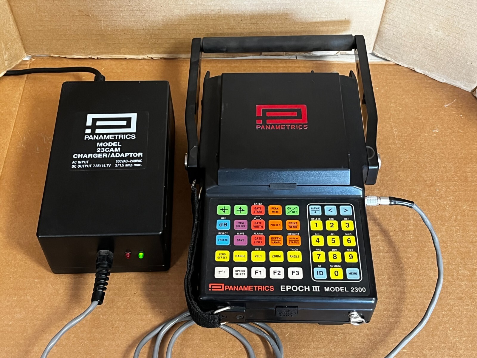 Panametrics EPOCH III 2300 Ultrasonic Flaw Detector – Battery wont hold charge