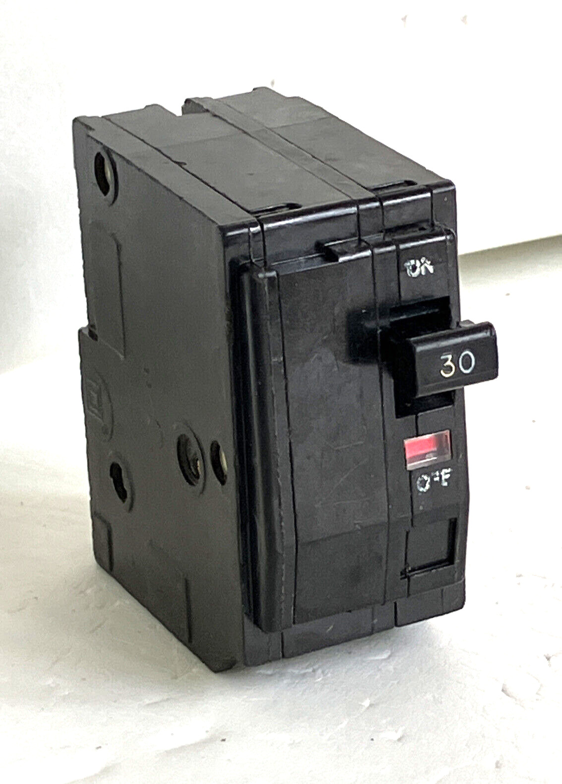 Square D QO230 2-Pole 30 Amp 120/240V Plug-In Breaker Black 4 prong Trip Window