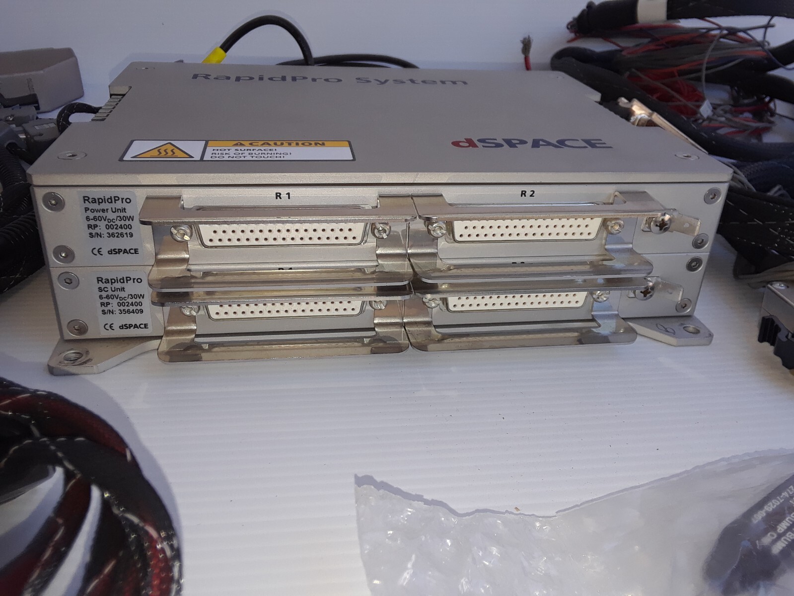 dspace Pro Power Units (2) RP:002400 + DSP DSUB RPPU + Cables + Crimp Tool