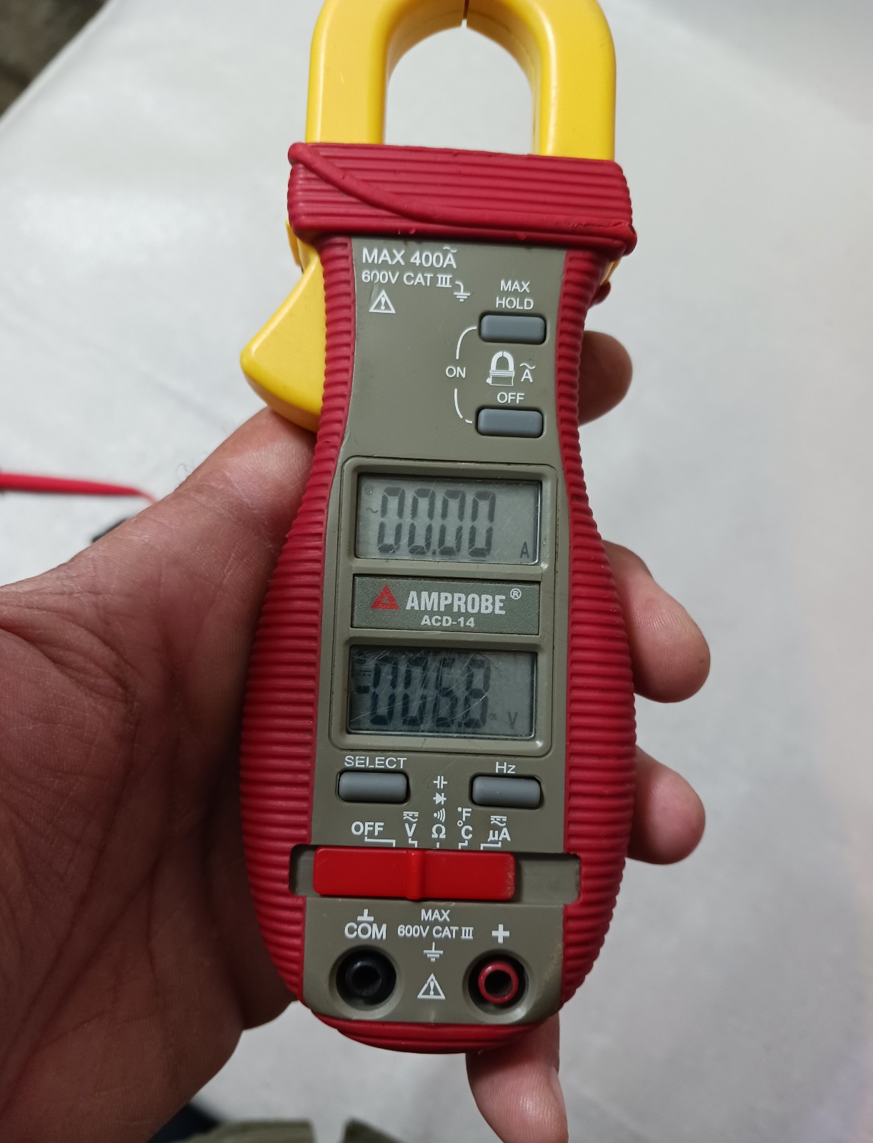 Amprobe ACD-14 Digital Clamp Multimeter w/ Fluke Leads