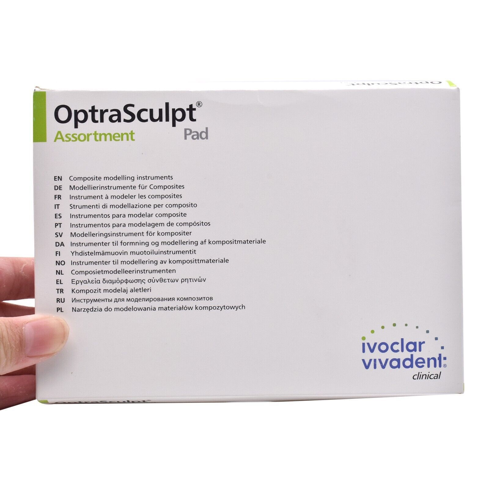 Dental Foam Pads Kit Veneer Composite Resin Filling Spatula Handle Optrasculpt
