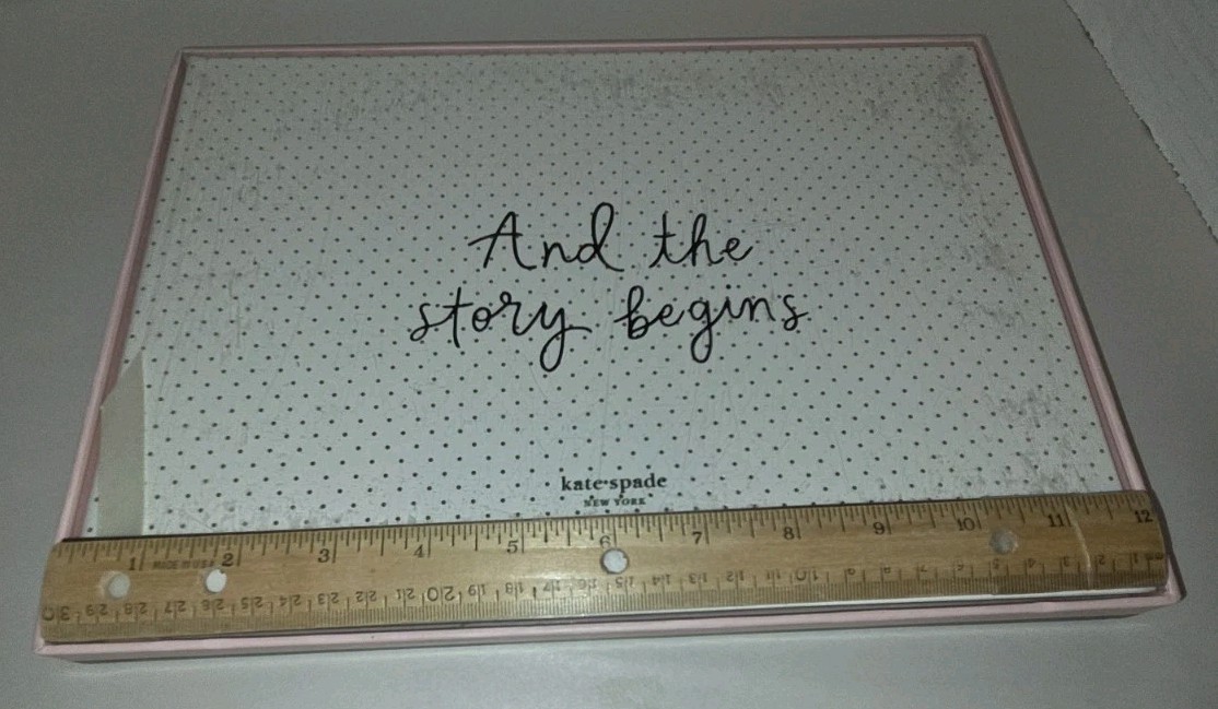 Kate Spade Wedding Guest Book Bridal Lined Pages Note Cards Envelopes Seals