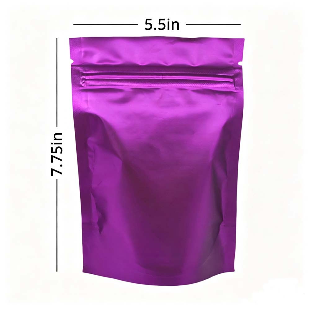 14g Custom Printed 5.5×7.75in Mylar Bags Odor Proof Resealable For Candy