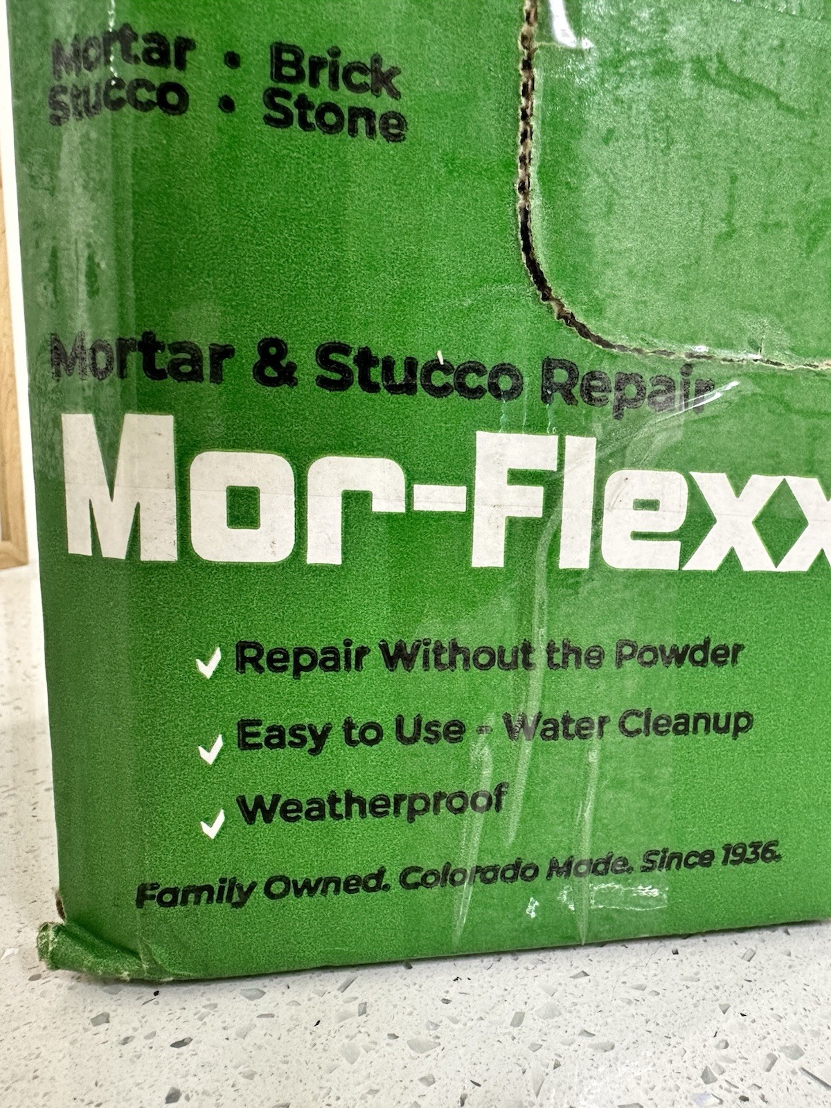 Mor-Flexx Textured Caulk, Charcoal 10.5 oz (Pack of 12) Mortar And Stucco Repair