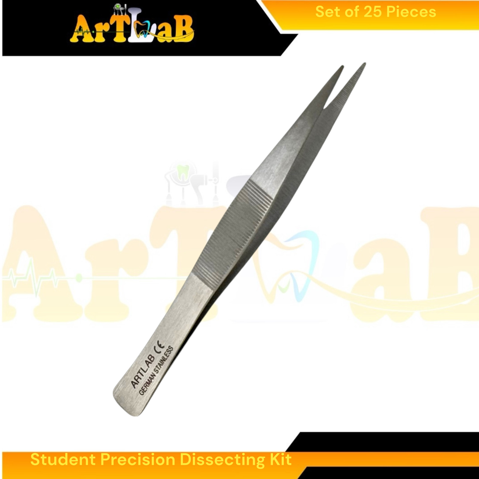 25pcs Dissecting Kit for Laboratory Dissections, Student Kit, with Essentials