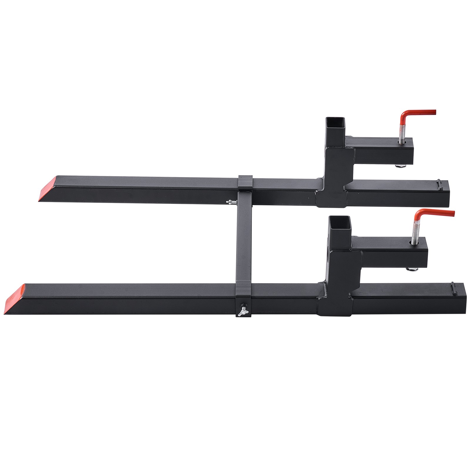 Uimoso 43 Inch 2000 lbs Clamp On Tractor Forks w/Adjustable Stabilizer Bar