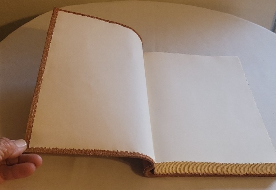 Italian Brown Leather Journal Lined Pages Barnes & Noble 7 x 9 inch New