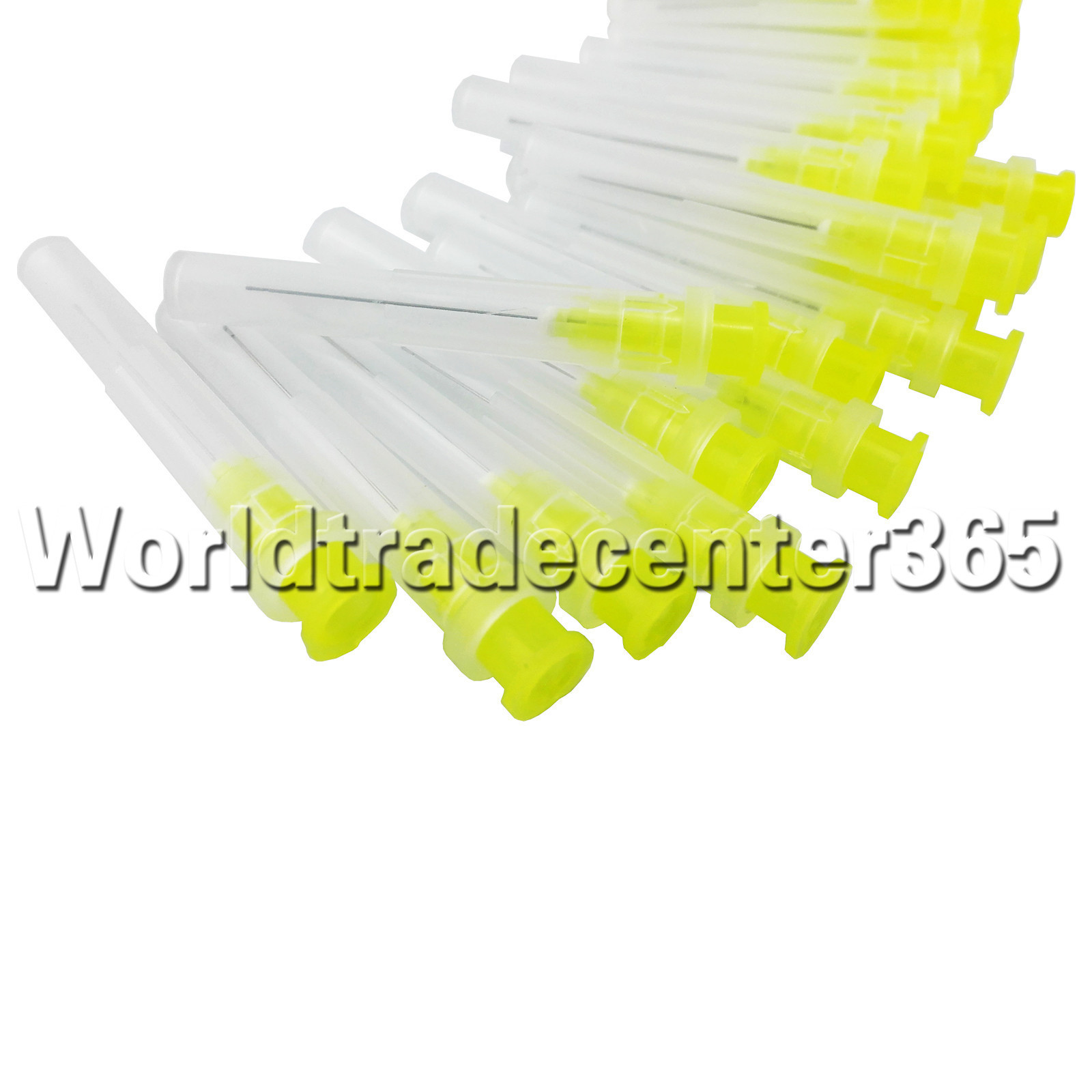 100pcs/Bag Dental Endo Irrigation Tip end-closed 2-side holes 30Ga yellow