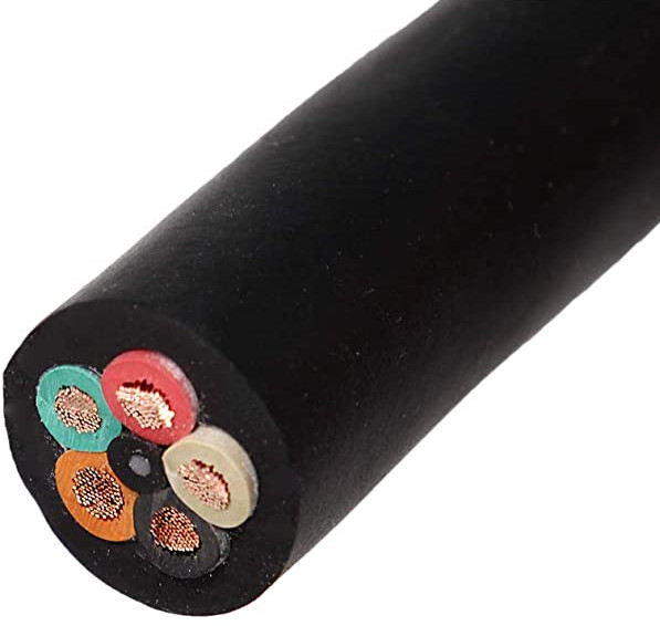10/5 Bulk Cable 15Ft – SEOOW / SOOW Jacket, 30 Amps, 5 Wire, 600v