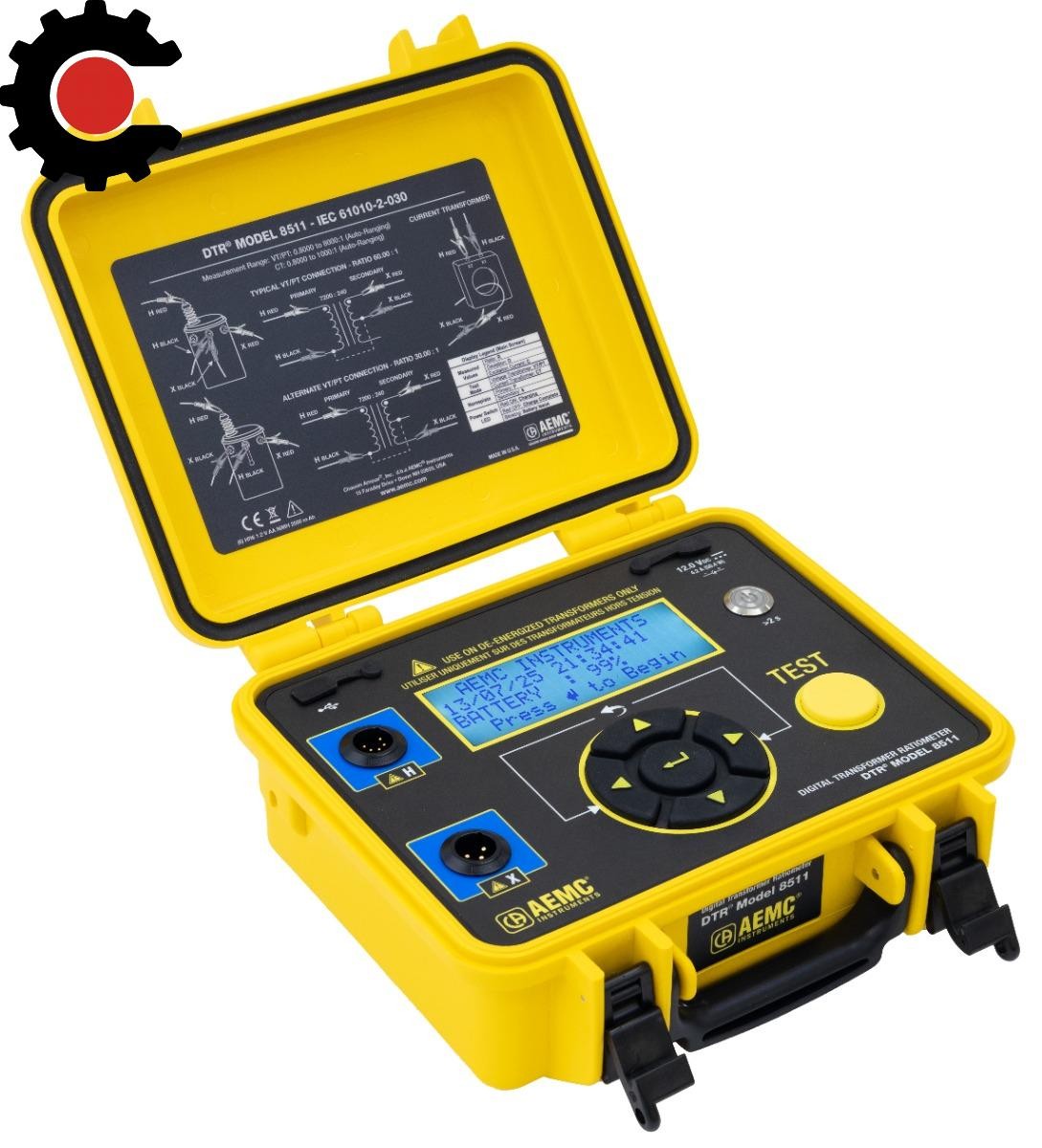 AEMC DTR 8511 Digital Transformer Ratiometer