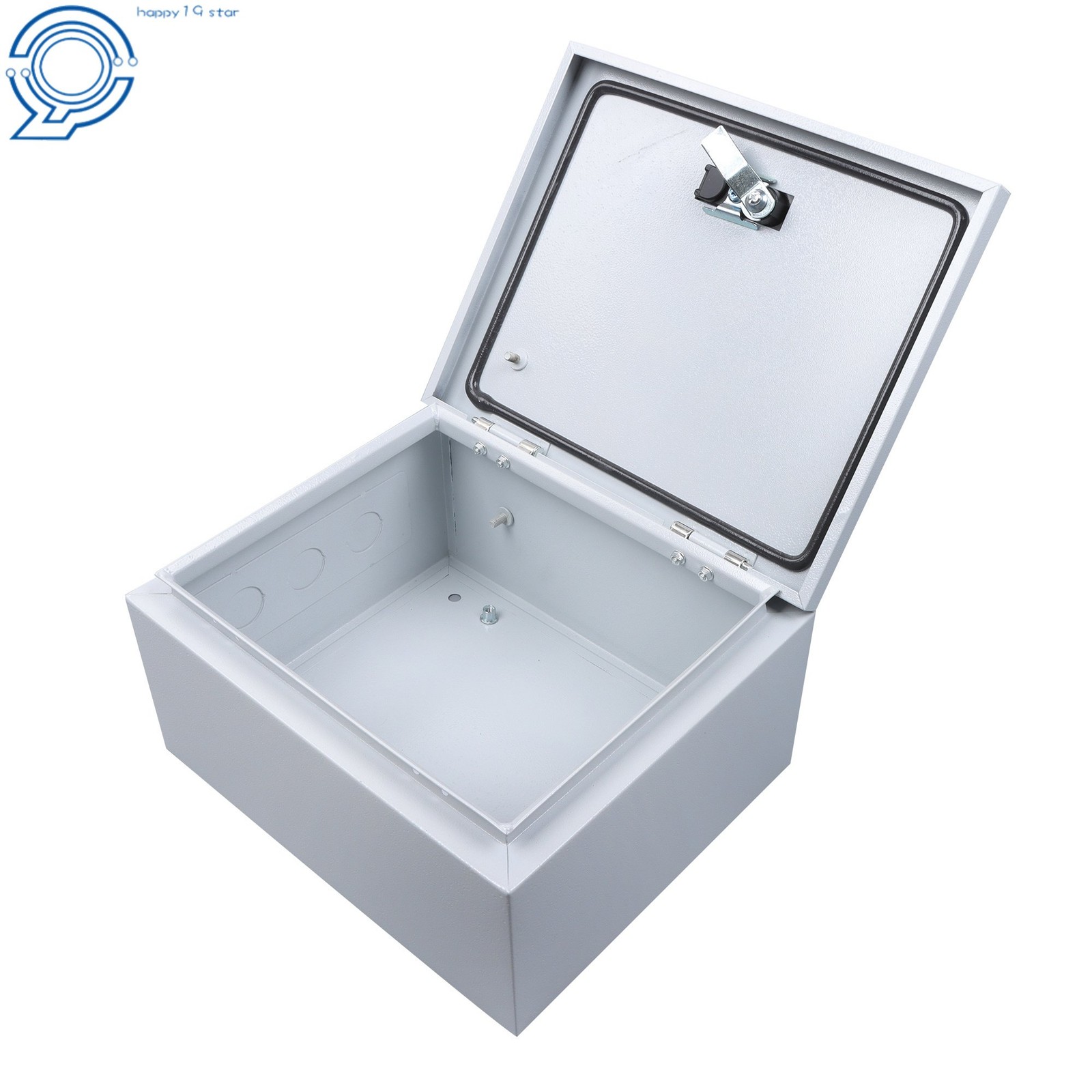 12x10x6″ NEMA 4X IP66 Steel Enclosure Box Weatherproof Lockable w/Mounting Plate