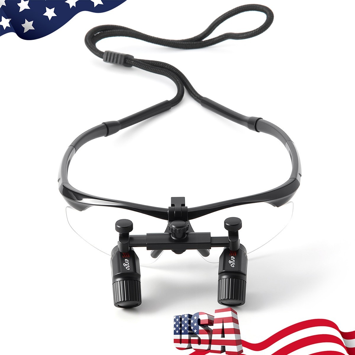 Ergo Dental Loupes Upright Posture Prism Optics Protect Spine 4.0X Magnific