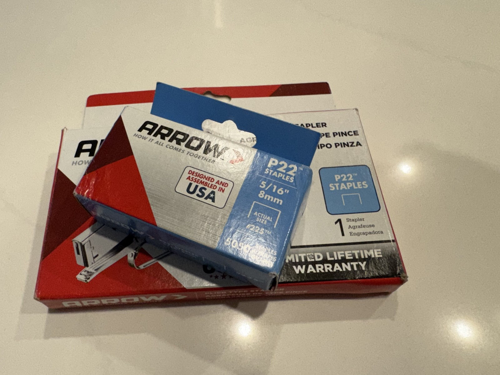 Arrow Fastener 225 Genuine P22 5/16-Inch Staples 5050-Pack 5/16 Inch NOT GUN