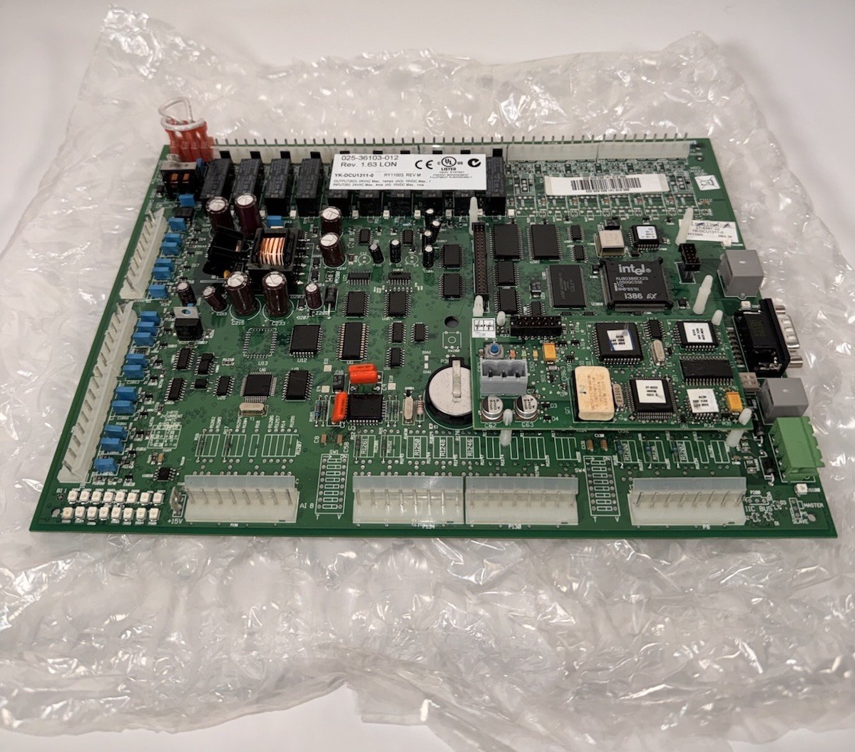 Daikin JOHNSON CONTROLS CONTROL BOARD 025-36103-012 REV 1.62 YK-DCU1311-0