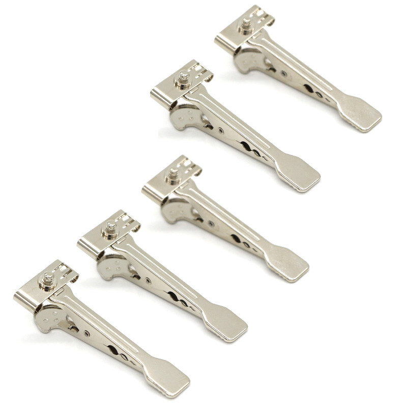 veterinary ekg/ecg crocodile electrode flat clip snap connection,bag of 10 pcs