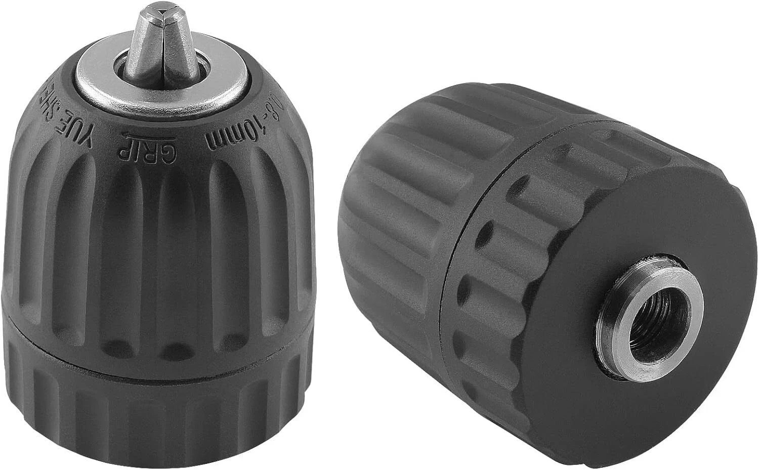 3/8″ Keyless Drill Chuck Adapter with 1/4″ Hex Shank for Impact Drivers