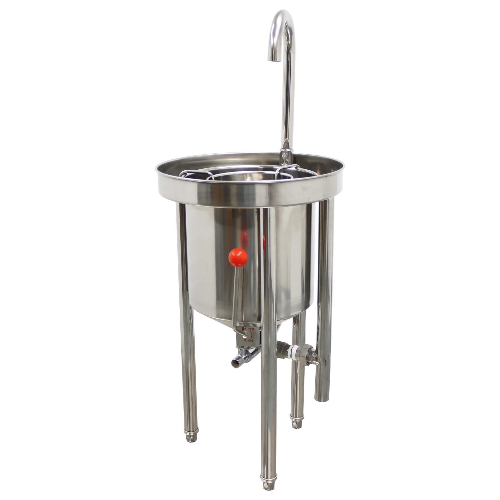 44lb Commercial Rice Washing Machine Automatic Rice washer 20kg Stainless Bucket