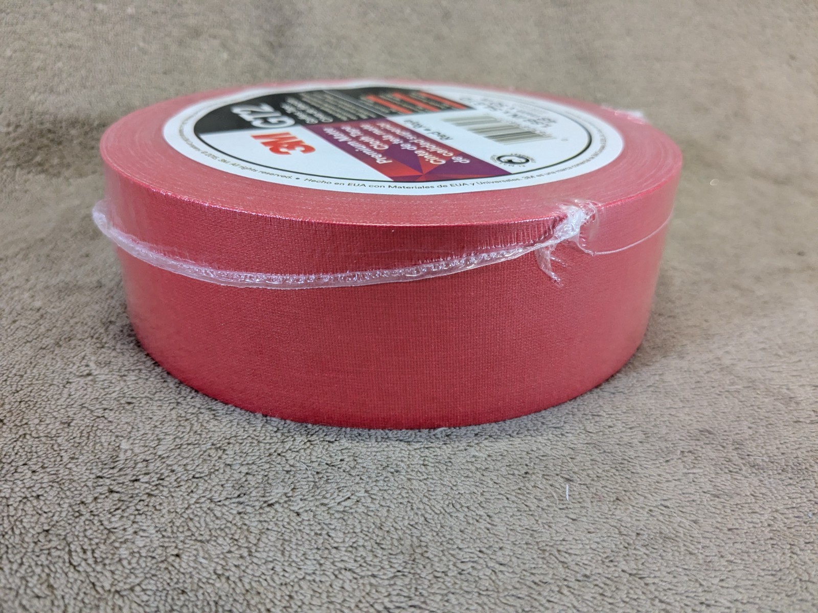 (1 ROLL) 3M Gaffers Tape RED 2″ x 54.6 YD GT2 Premium Matte Cloth – NEW