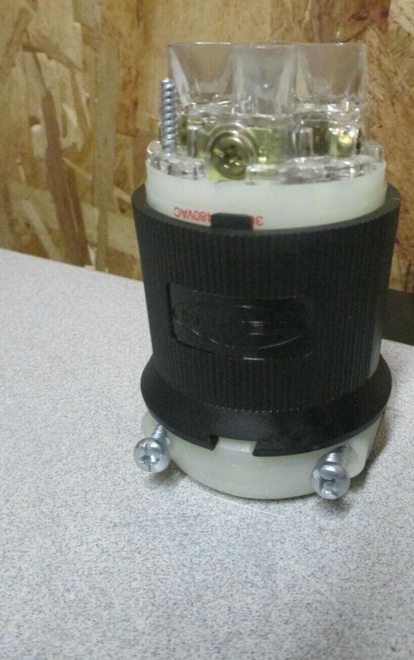 Hubbell Twist-lock 30 Amp Plug for 480 Volt 3 Phase HBL2731
