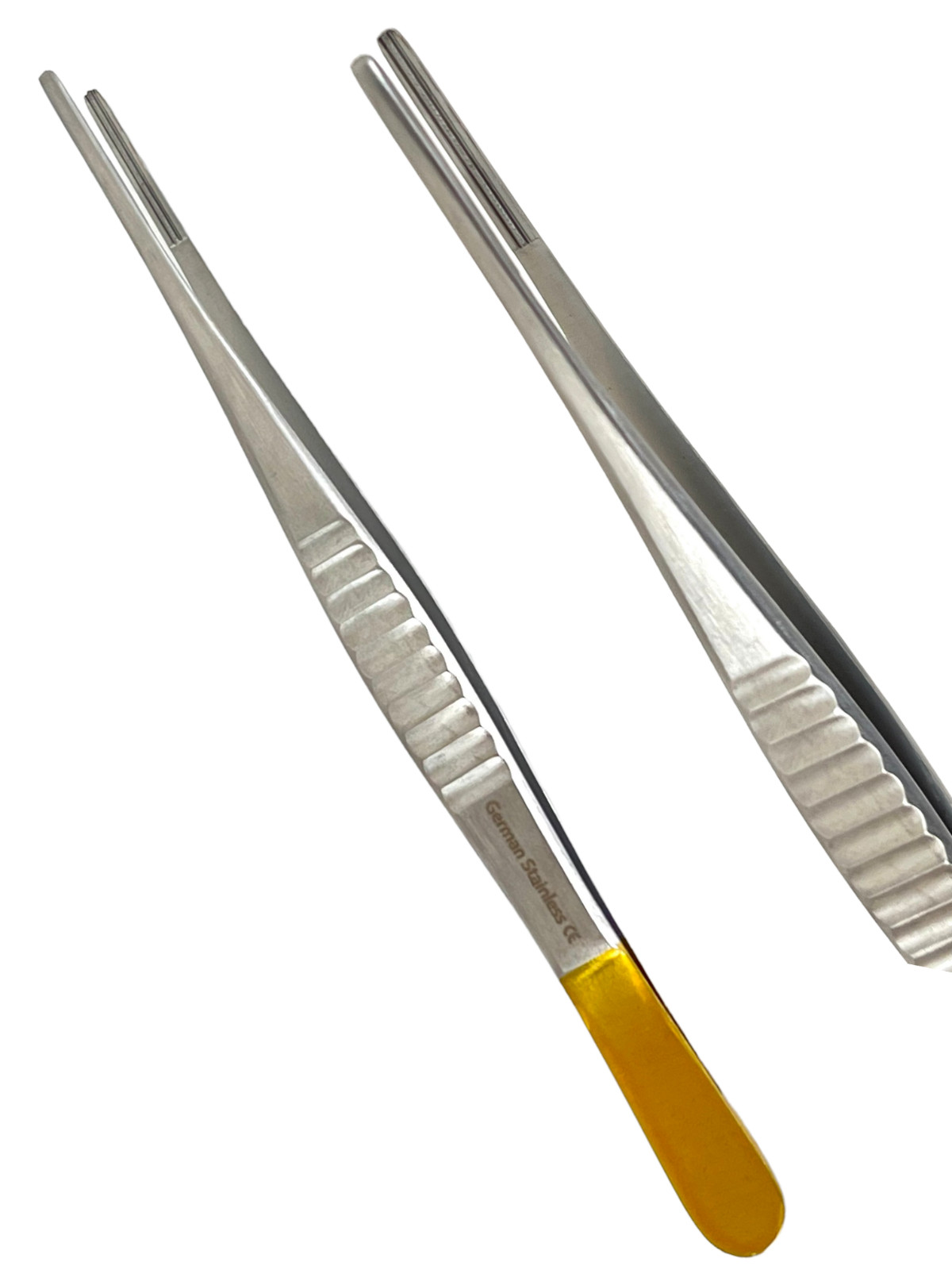 NEW GERMAN PACIVATED 1 DEBAKEY ARTERY ATRAUMATIC TISSUE FORCEPS GOLD HANDLE 6″
