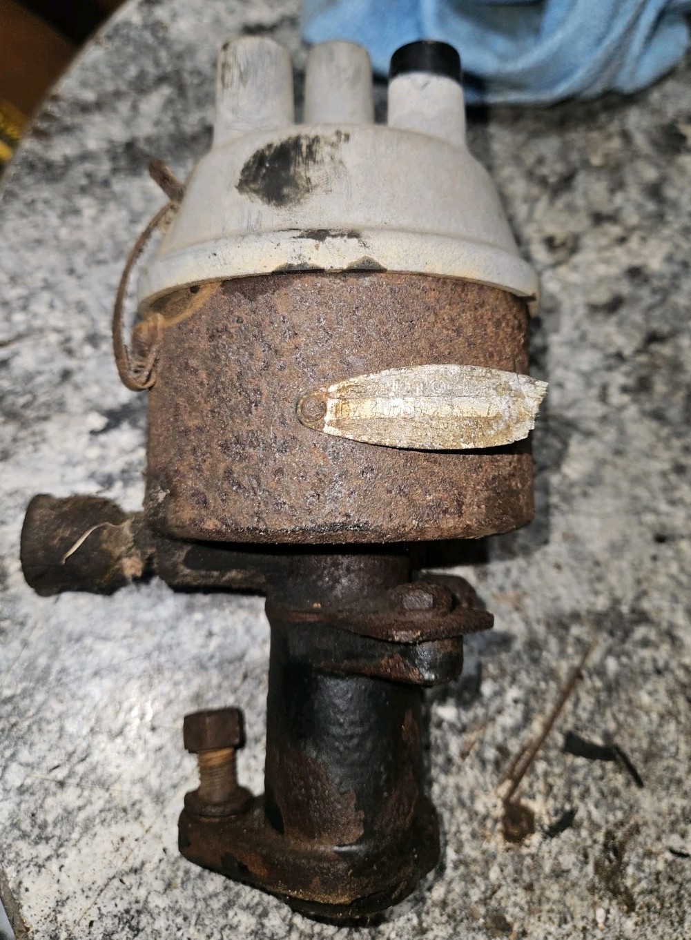 Massey Harris 81 Tractor Auto Lite Distributor Assembly With Mounting Stud