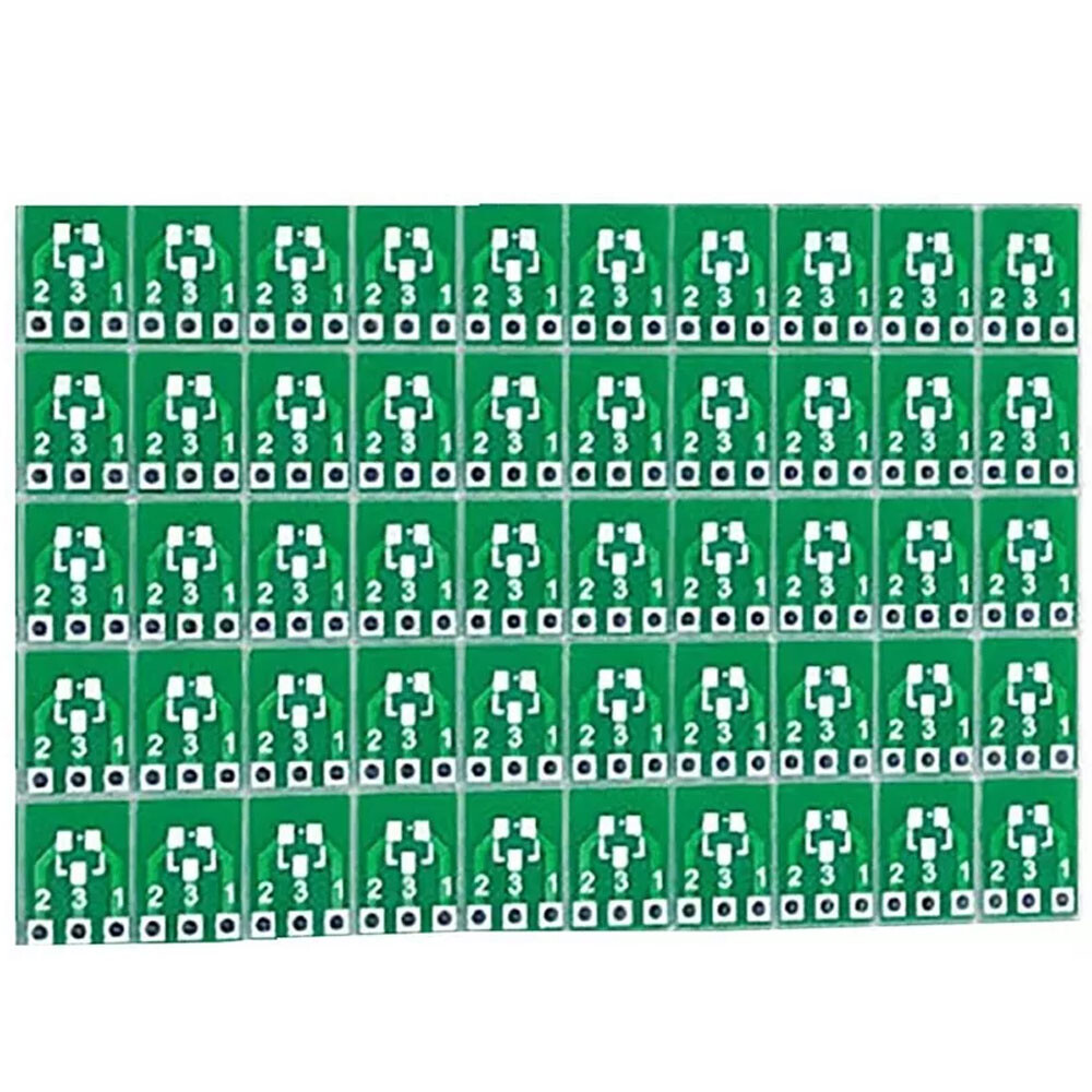 100/200X SOT23 to SIP3 Adapter PCB Board SMD to DIP Converter Plate DIY Kit USA