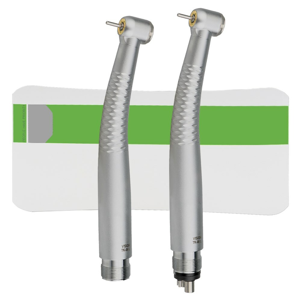 Dental Shadowless High Speed LED Handpiece 5 Water Spray Push Button Fit KAVO CE