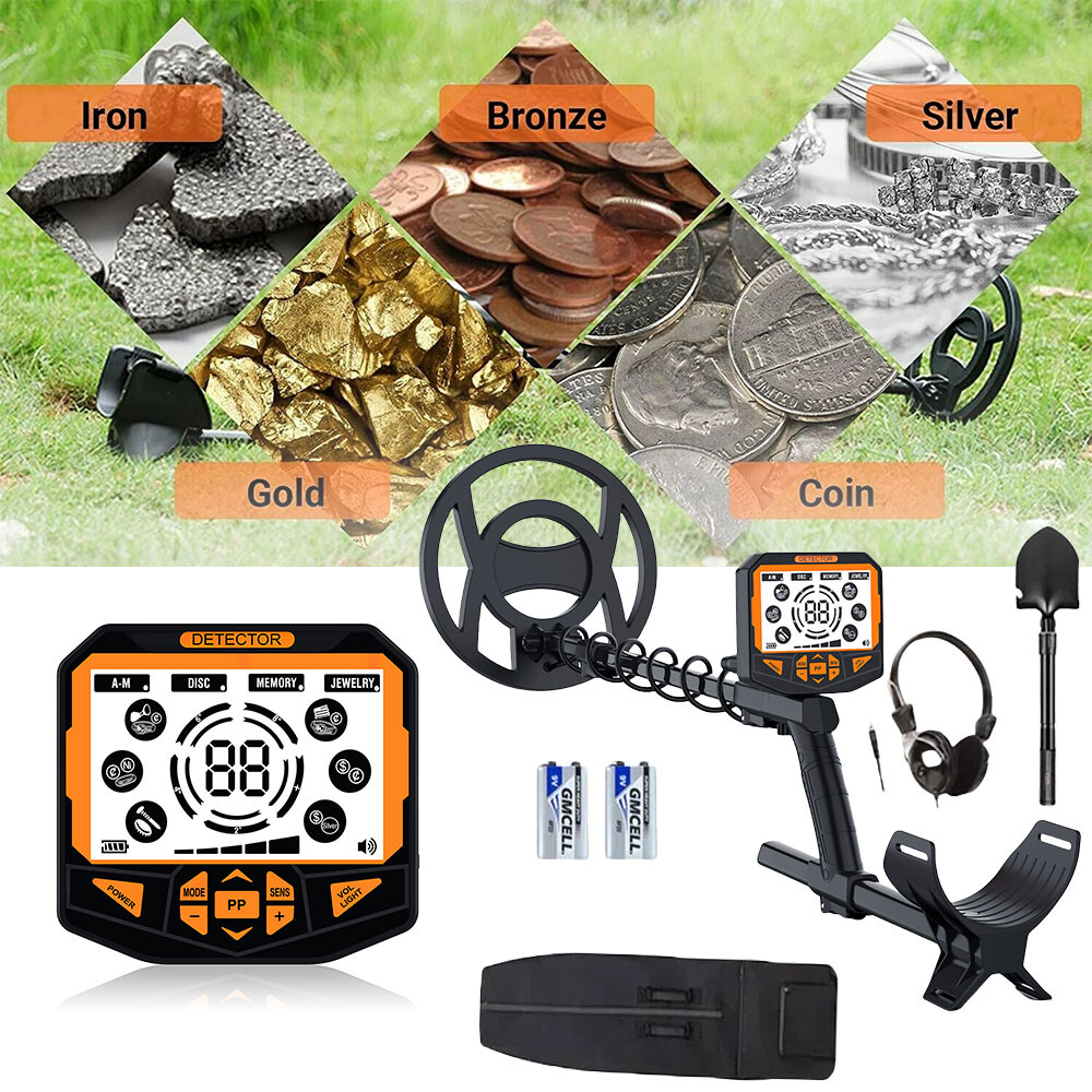 Waterproof Metal Detector – 5.8KHz Frequency,22cm Depth,Beach & Field Use