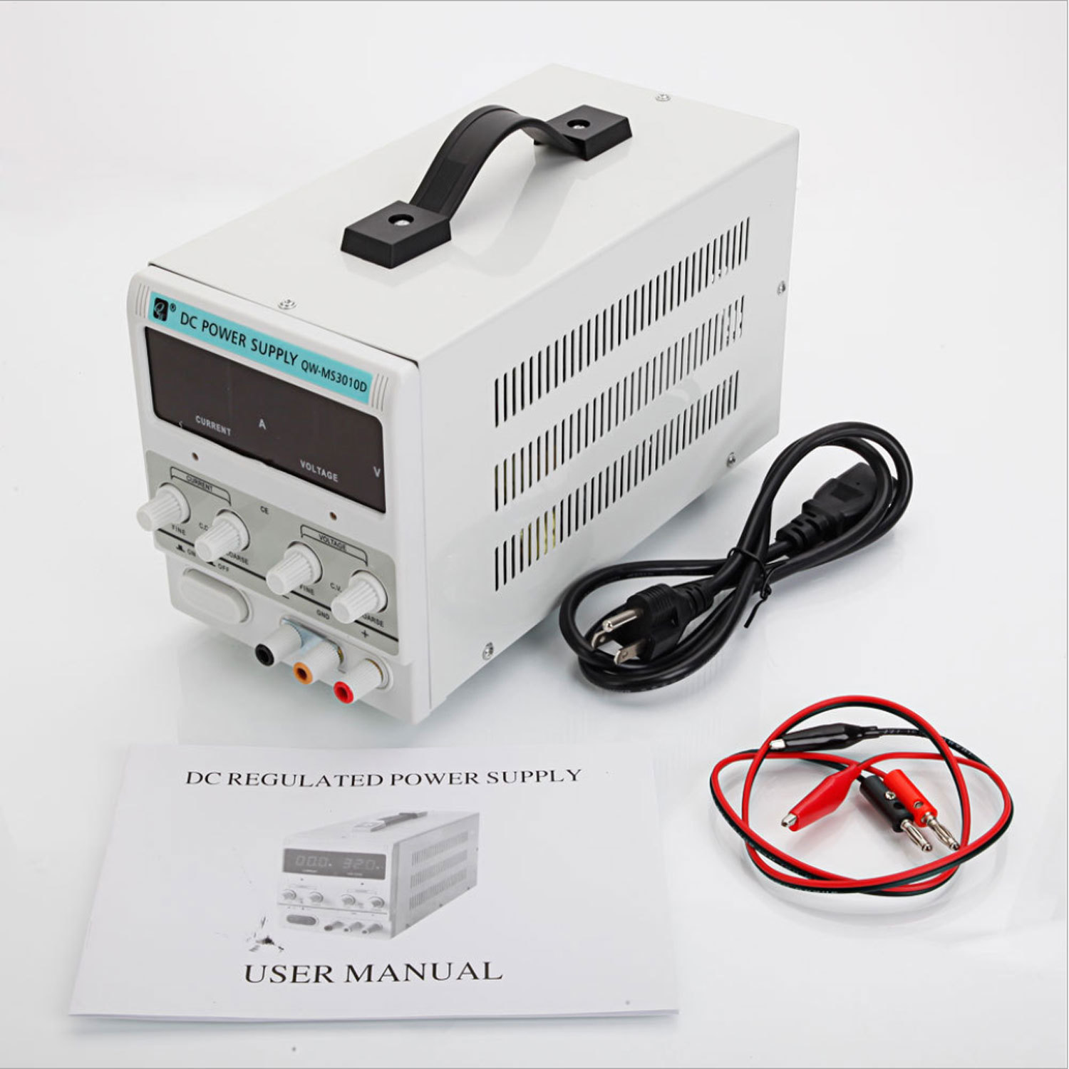 30V 5A/10A Adjustable DC Power Supply Dual Digital Lab Test 110V 60HZ/220V 50HZ