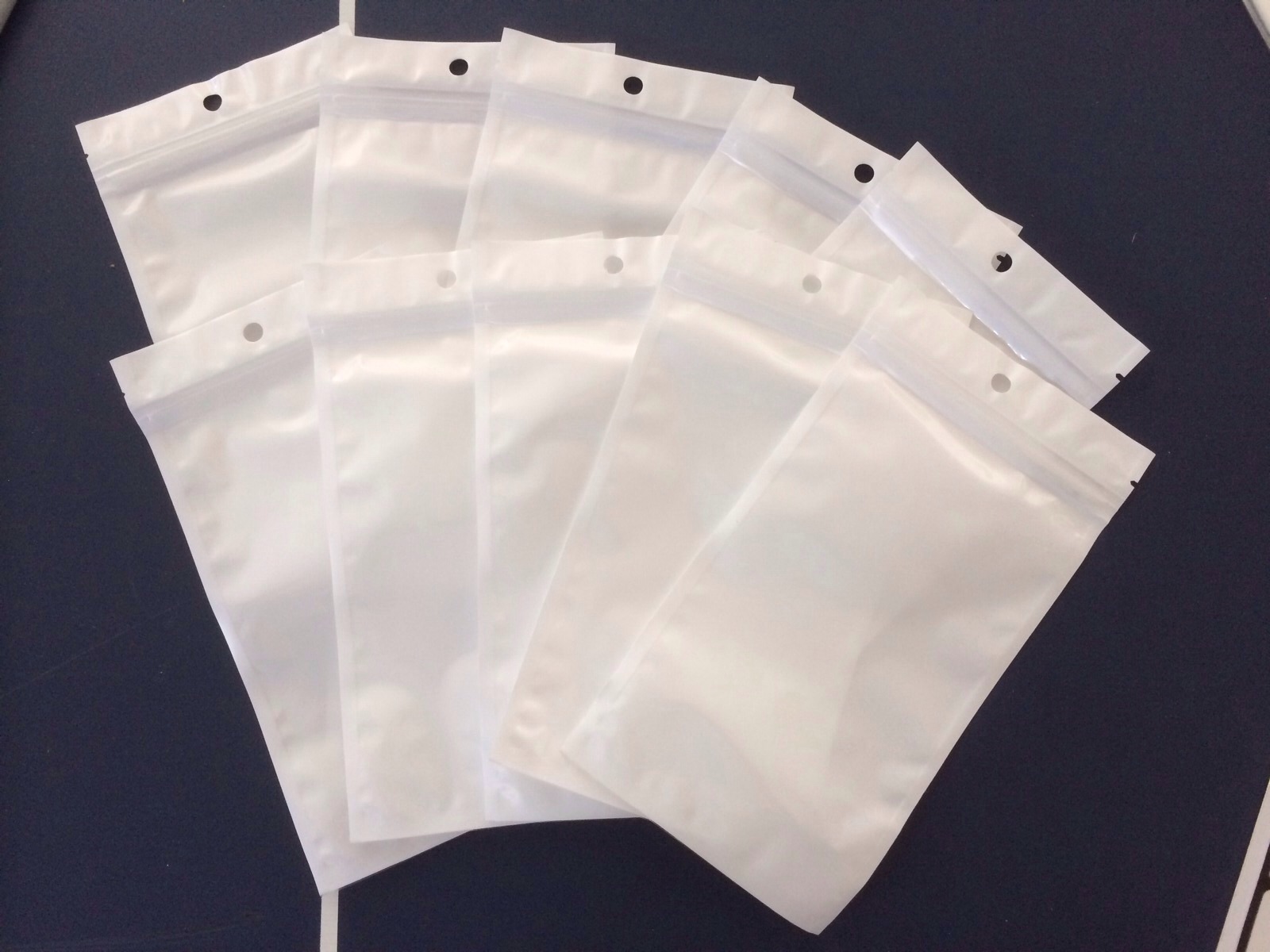10 X Semi Transparency Zip Lock bag 70mm * 60mm reclosable