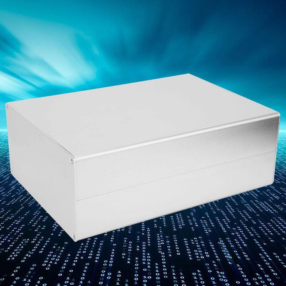 Aluminium Project Box, 80x160x220mm Matte Silver Electronic Enclosure Enclosure…