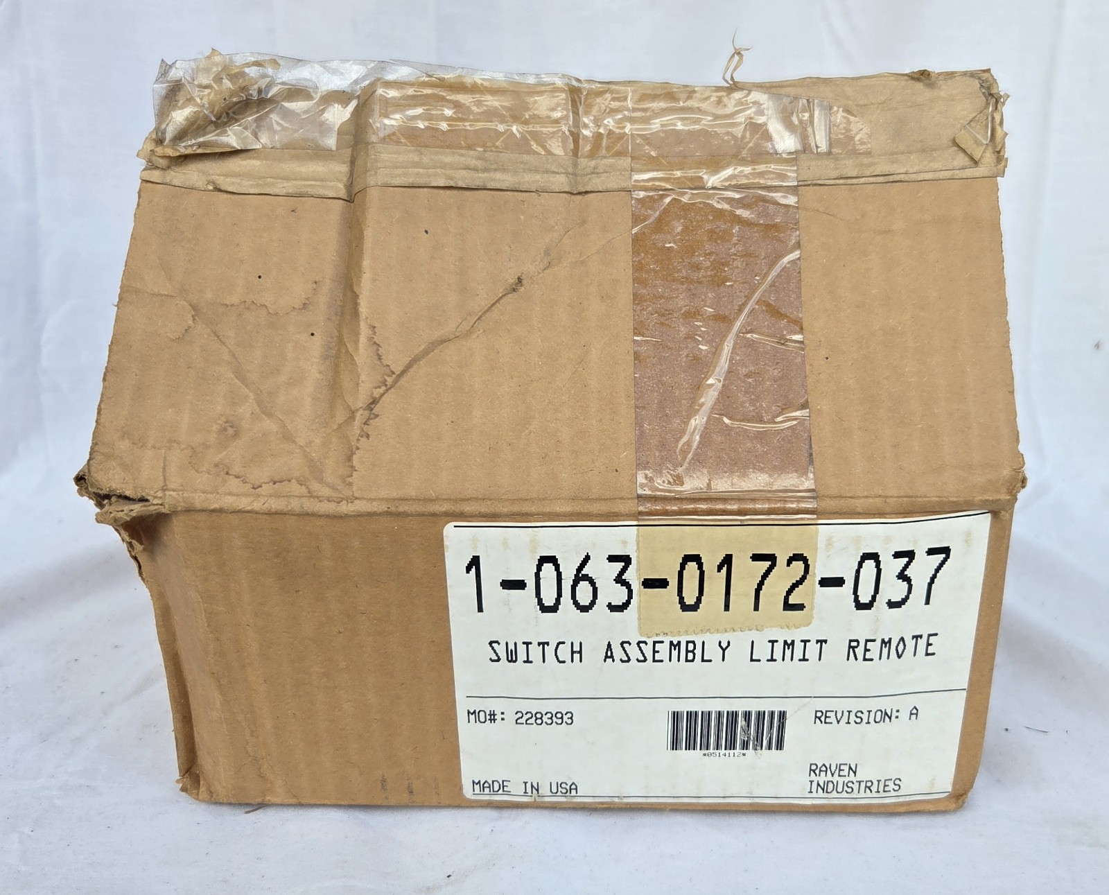 Raven Switch Assembly Limit Remote 1-063-0172-037 Honeywell