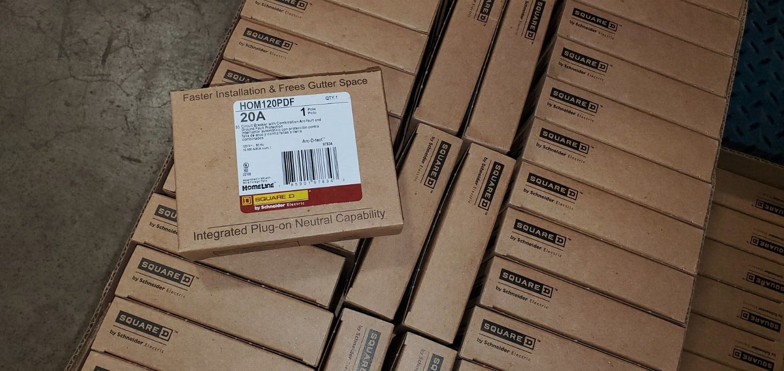 HOM120PDF – LOT OF 1 – NEW IN BOX CAT# HOM120PDF CIRCUIT BREAKER