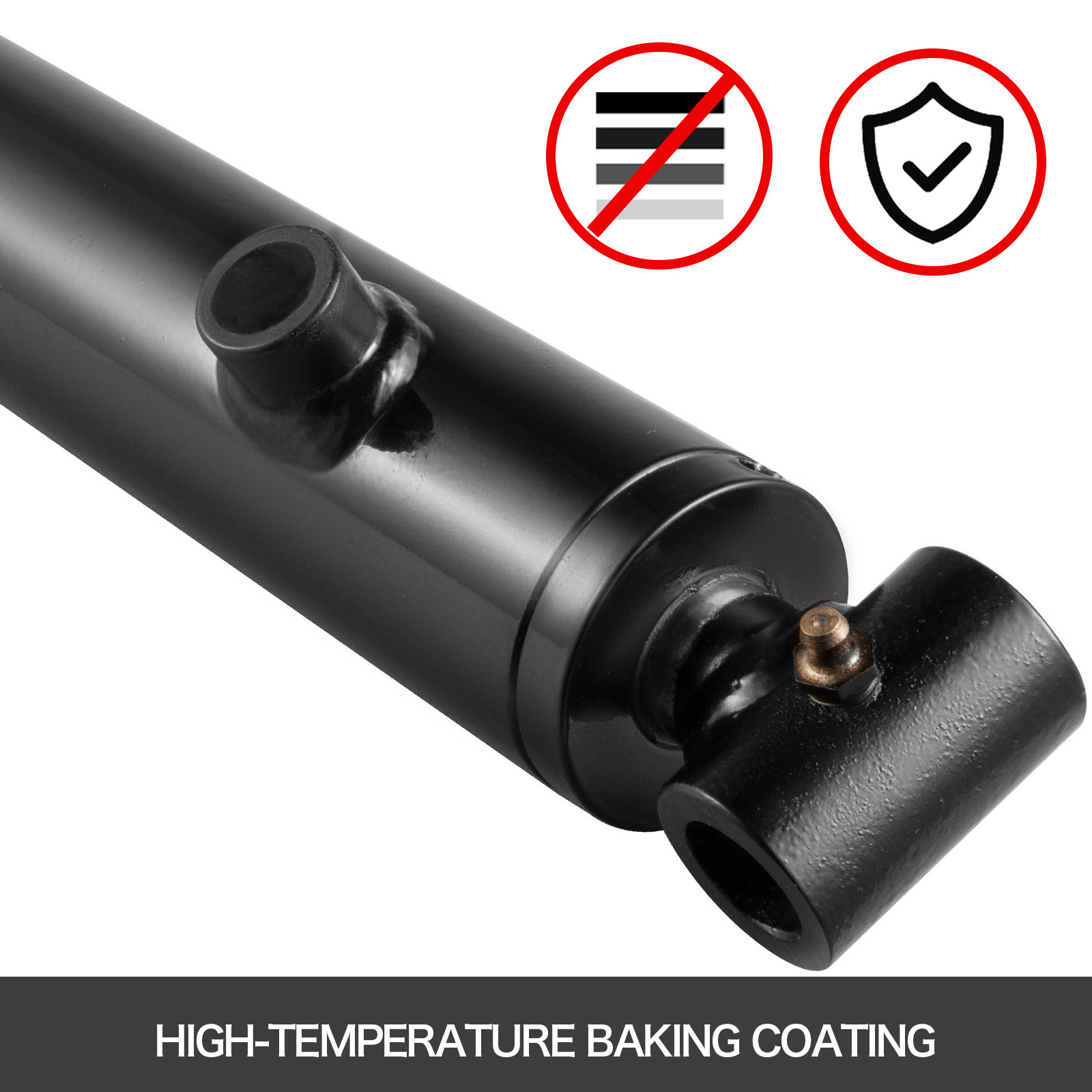 VEVOR 2″ Bore 36″ Stroke Hydraulic Cylinder Welded Double Acting 2x36in SAE6