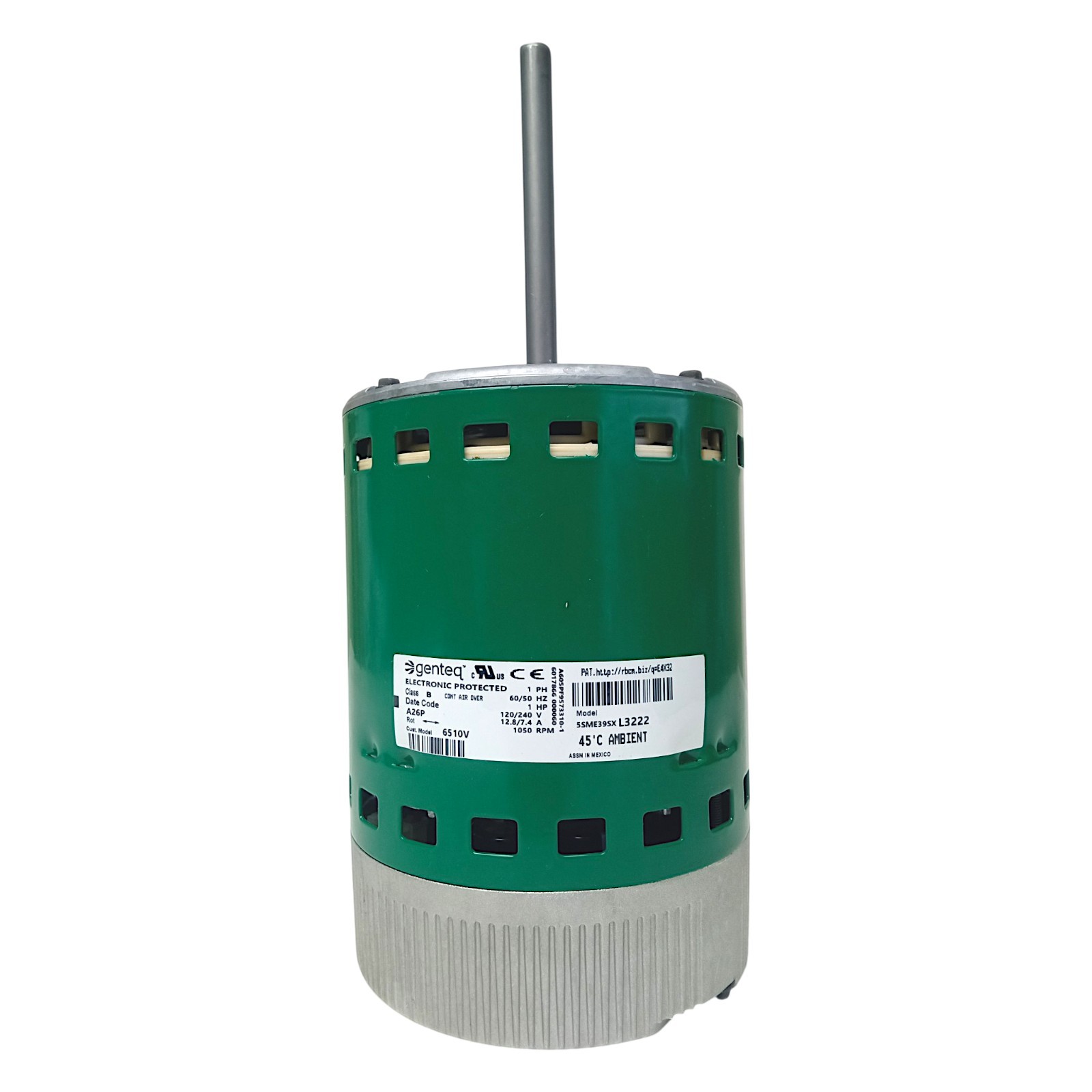 Genteq Evergreen VS Motor Plug-n-Play 6510V 1 HP 3.0 ECM