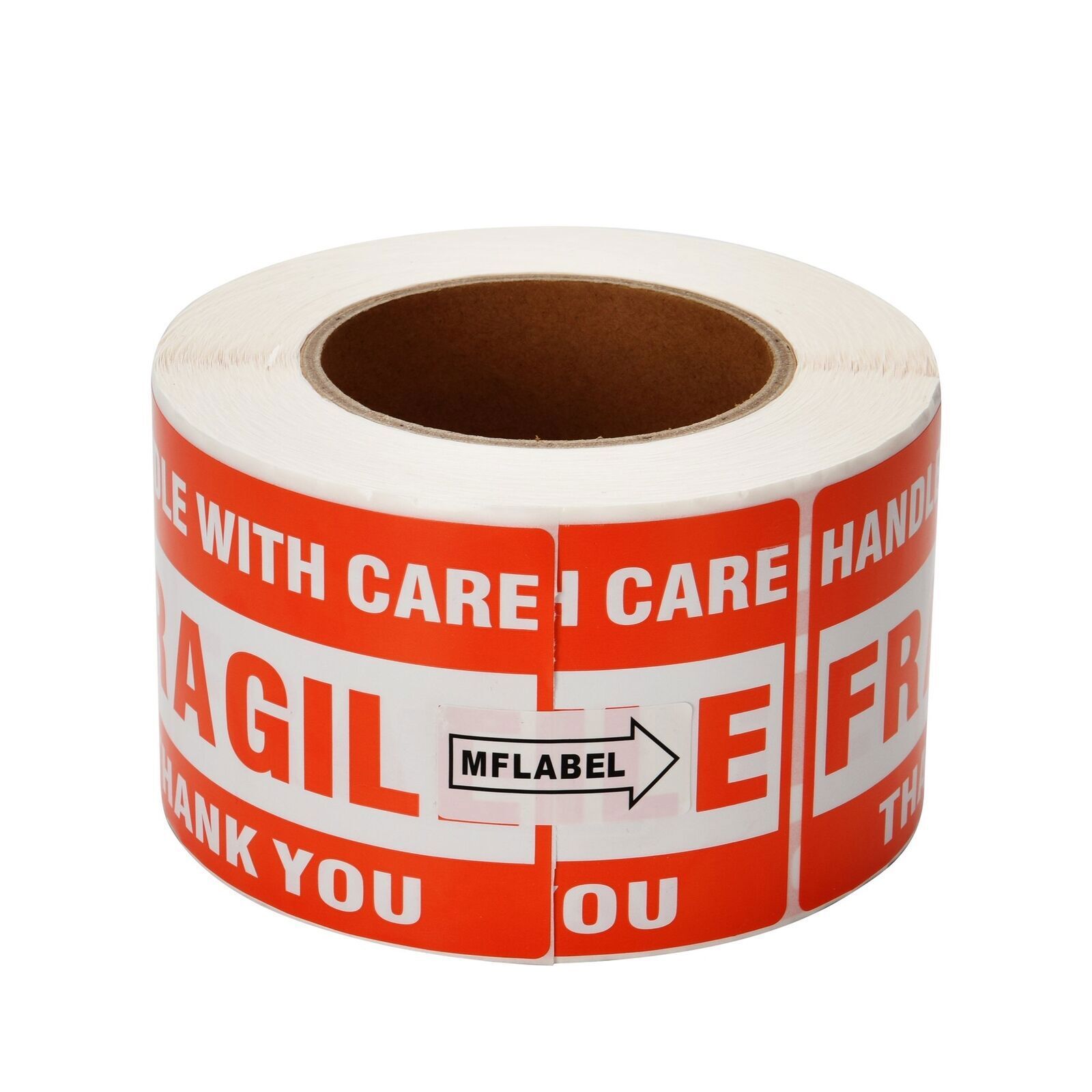 4Rolls 500/Roll 3×5 Fragile Stickers Handle with Care Thank You Shipping Labels