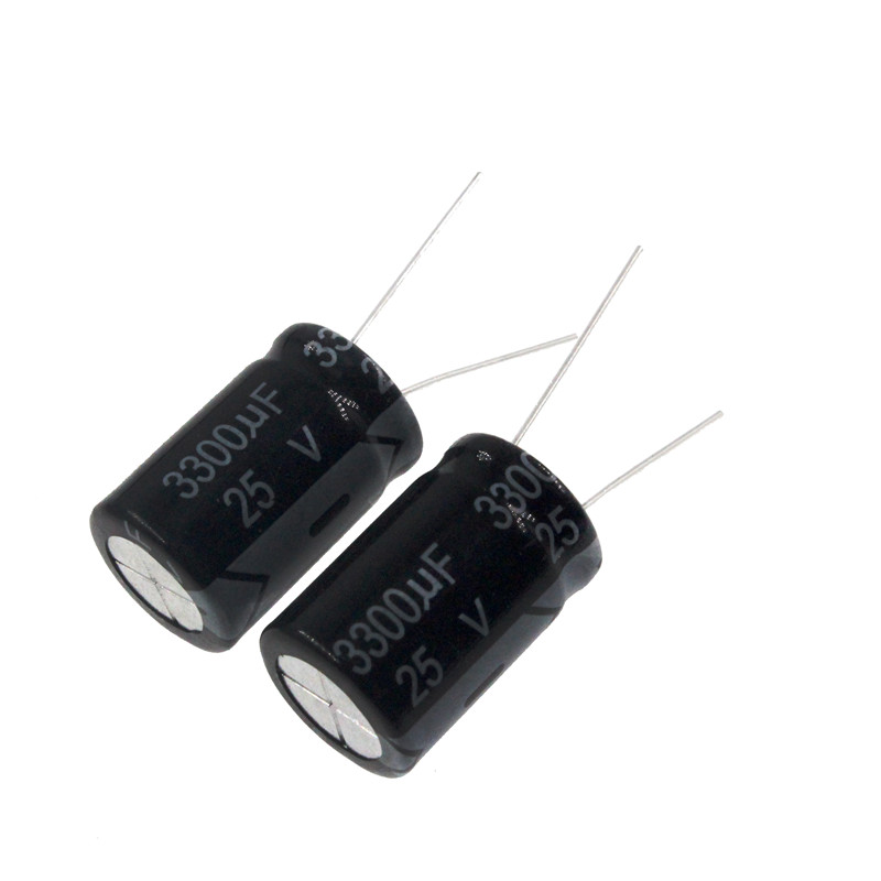 20pcs 3300uF 25V 3300MFD 25WV 13*25mm Electrolytic Capacitor NEW