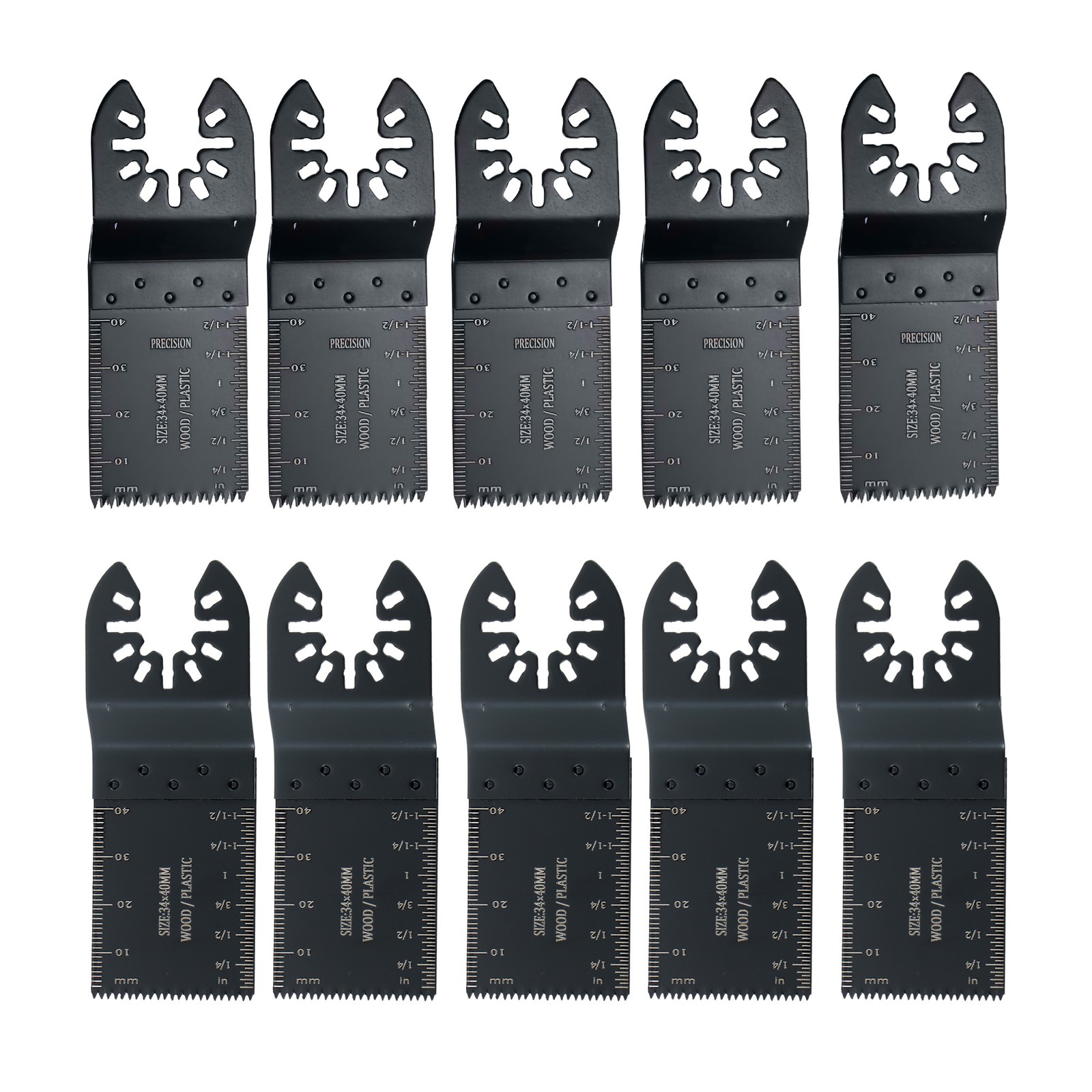 20Pcs Multi-Tool Oscillating Blades 1-3/8″ & 1-3/4″ 4 Types Cutting Blades Kit