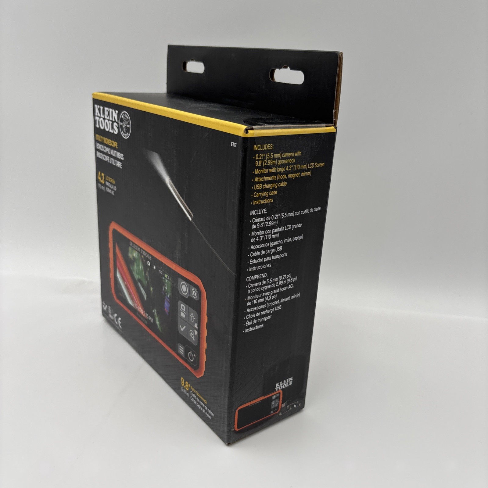 Klein Tools Utility Borescope Inspection Camera – Orange -NEW Free Shipping