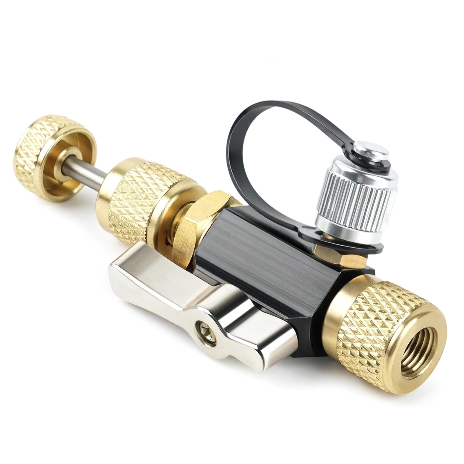 Professional Grade Valve Core Removal Tool, 1/4″ Vacuum Rated for HVAC Use