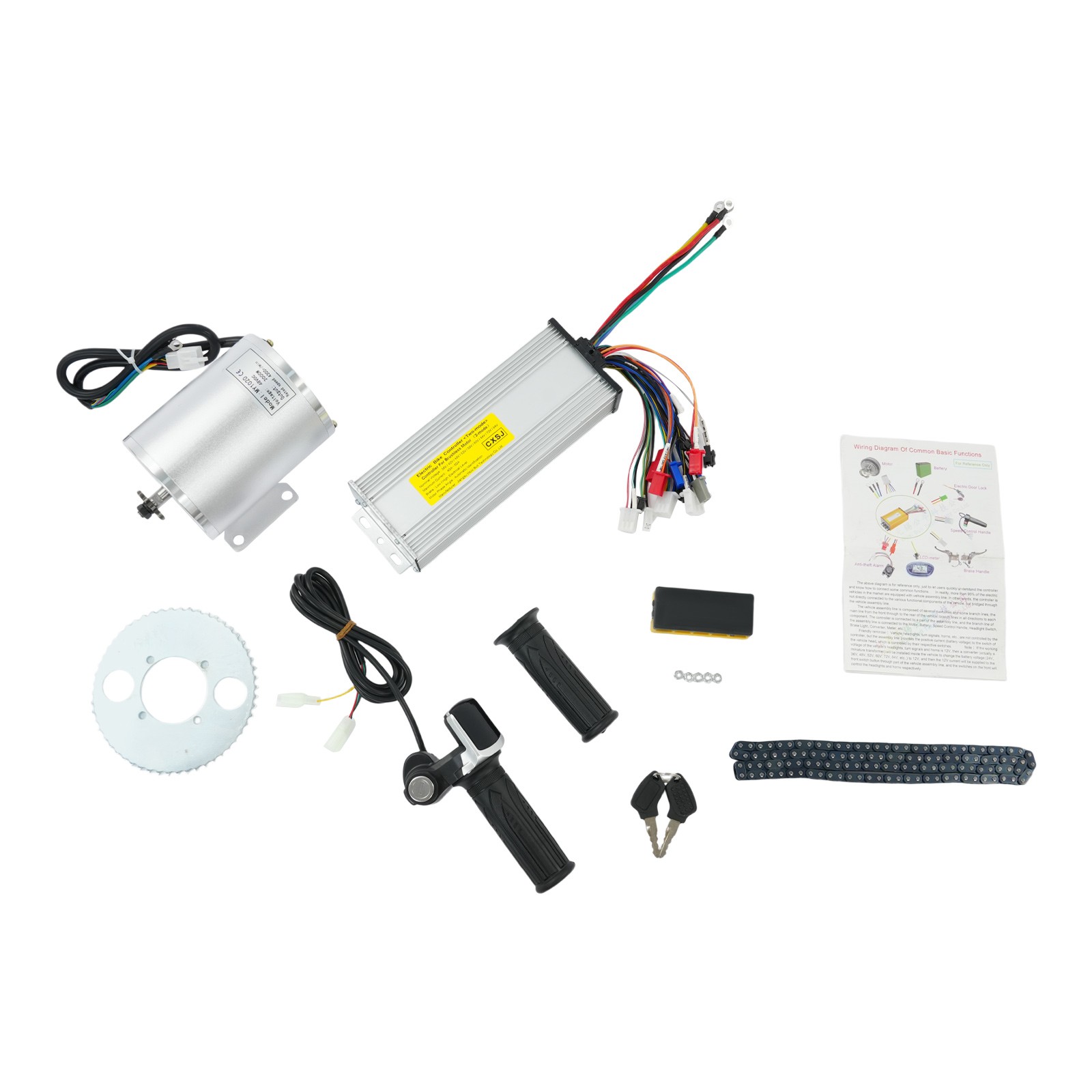 Electric Brush-less DC Motor Kits Electrical Bike Conversion Sets for Scooters