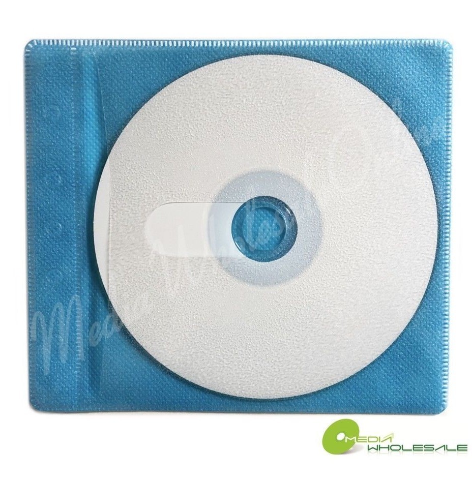 100 Non Woven CD DVD Multi Color Double Sided Plastic Sleeve – HOLD 200 discs