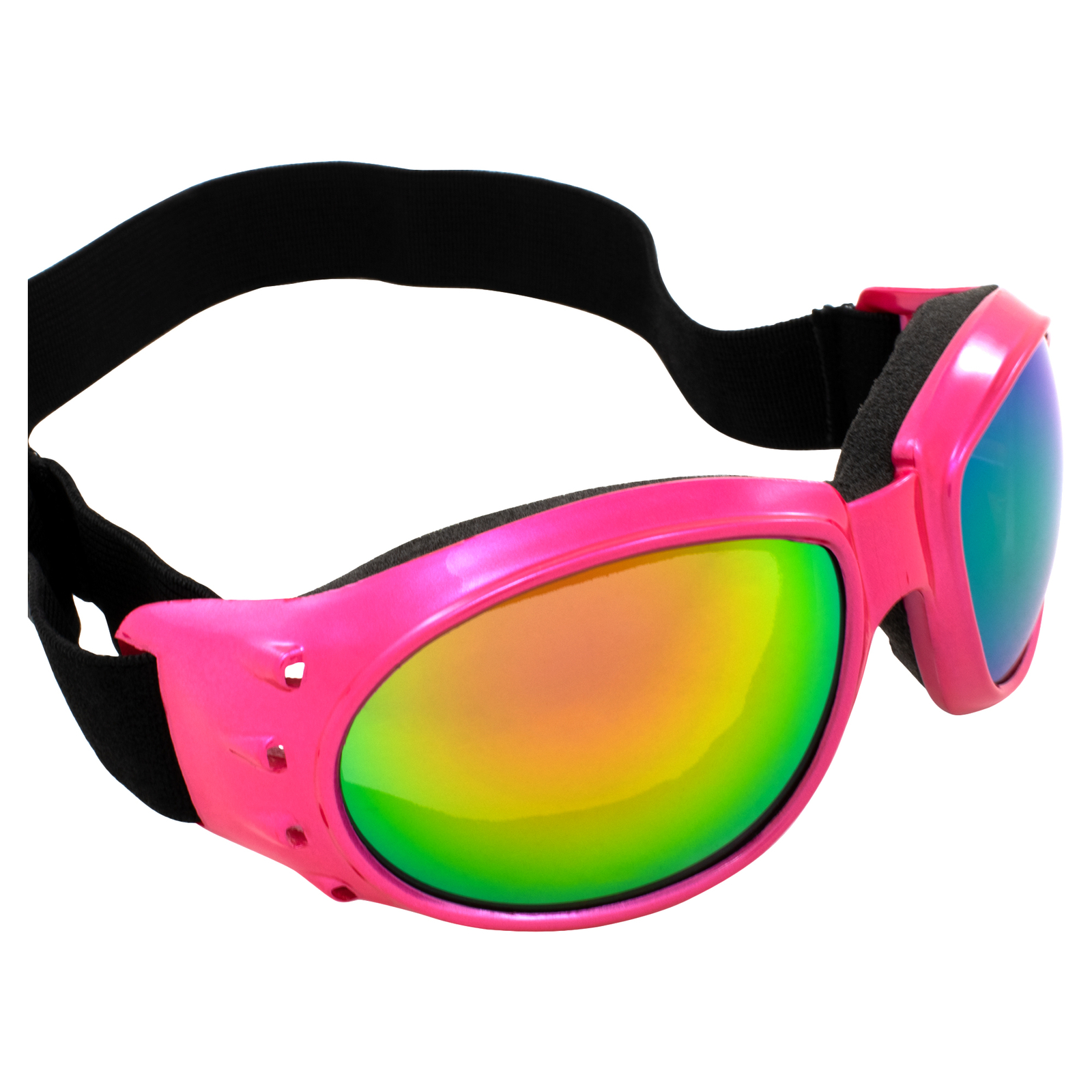 3 Birdz Eagle Womens Goggles Pink Frame Pink Mirror Clear + Smoke Lenses