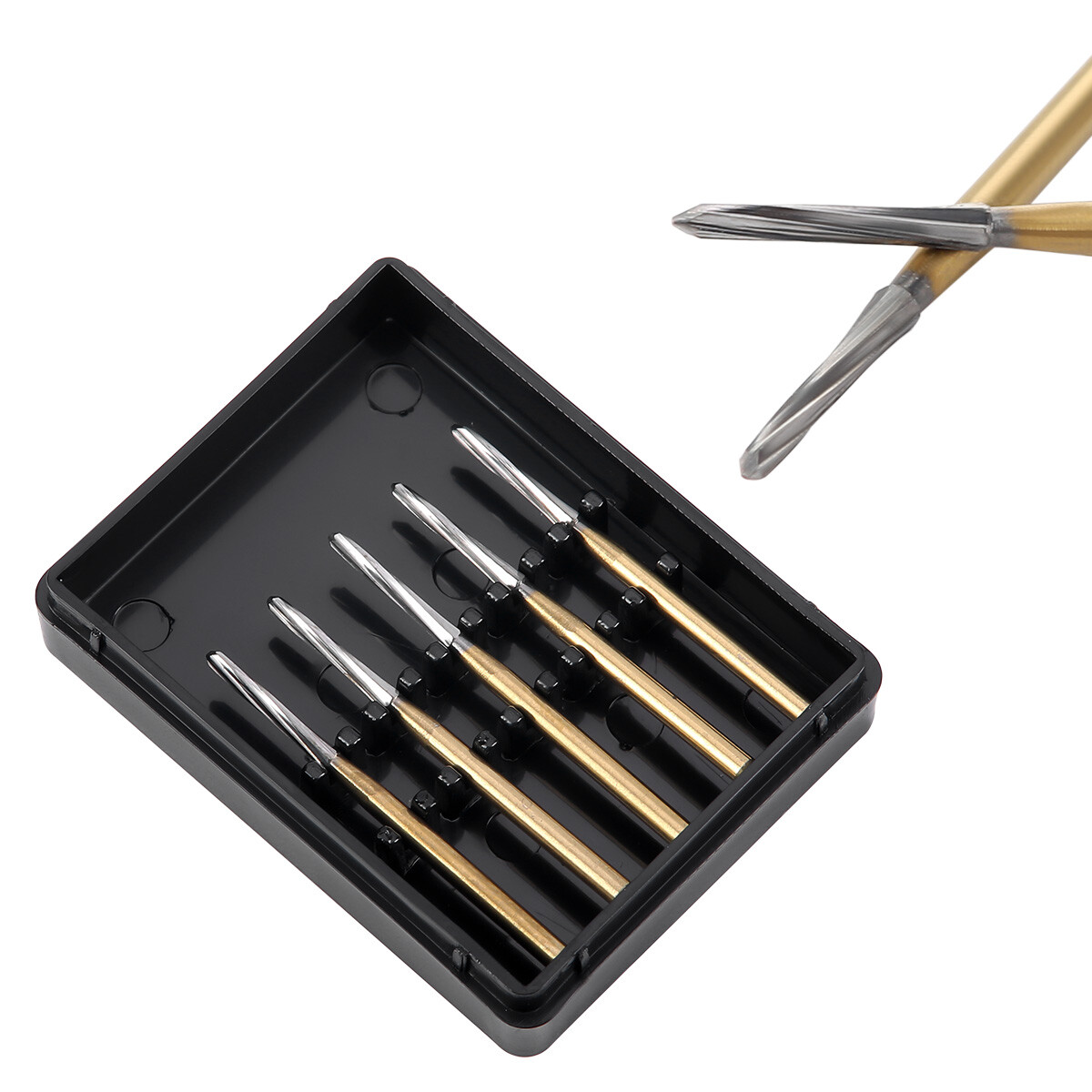 Dental Endodontic ENDO Tungsten Carbide Burs FG Round Bur High Speed 21/25/28mm