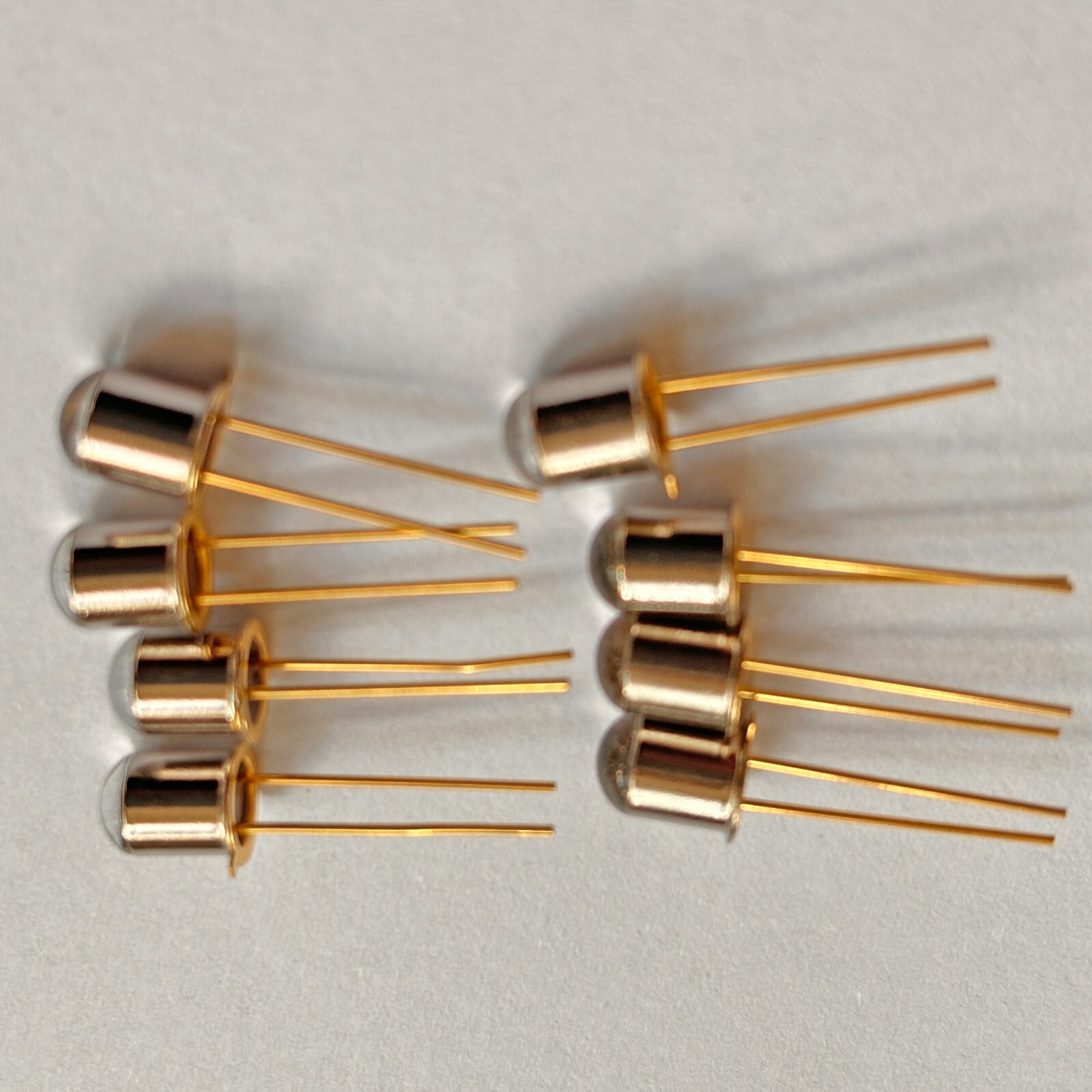 10pcs TO46 TO18 Metal-Glass 365nm-500nm UV Blue LED Diode for meansurement