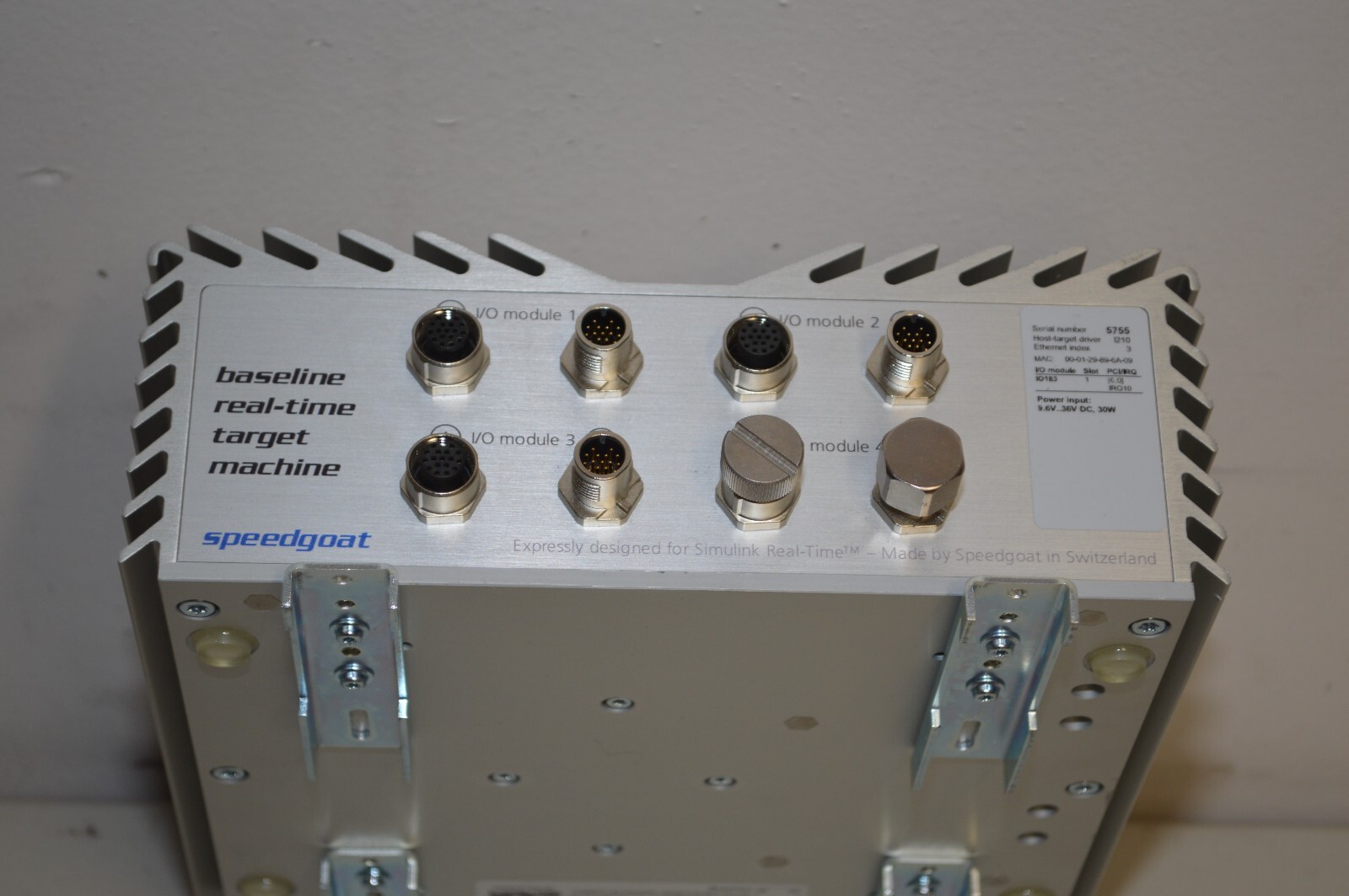 ^ Speedgoat Baseline Real-time Target Machine Simulink IO183 #W5863