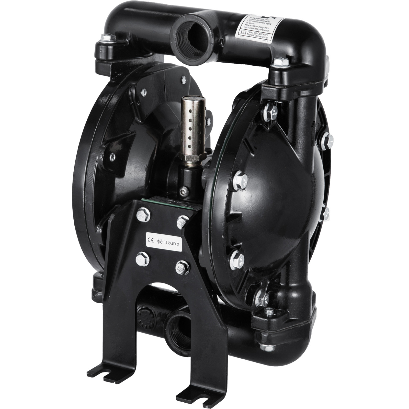 VEVOR Air-Operated Double Diaphragm Pump 1″ Inlet Outlet Petroleum Fluids 35GPM