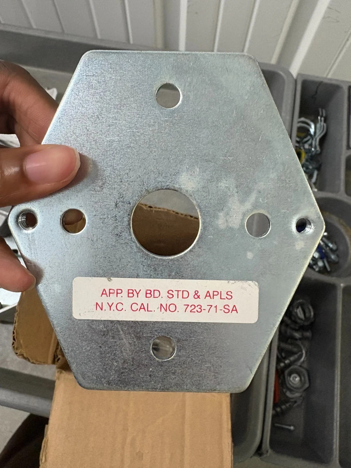 Edwards 1501-AQN5 Floor Mount Door Holder
