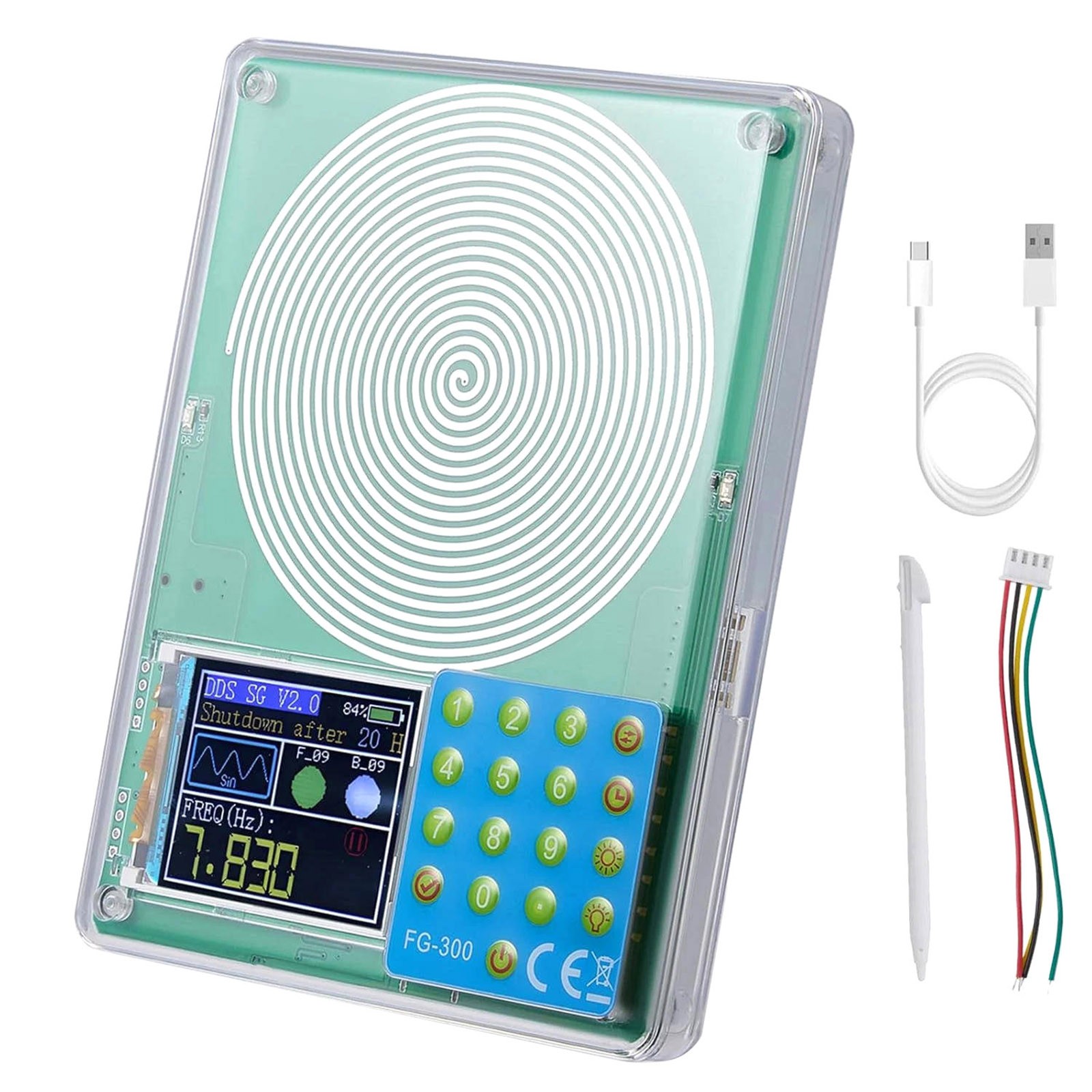 Low Frequency Wave Generator with 7.83Hz Default and 0.001Hz-200kHz Tuning